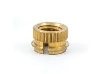 E-Z LOK 170-332-BR Threaded Insert for Soft Wood or Plastic - Pack of 25