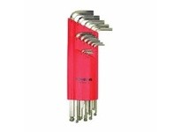 Bondhus 17095 Set 15 BriteGuard Plated Ball End L-Wrenches 1.27-10mm XL