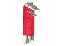 Bondhus 17195 Set 15 BriteGuard Plated Hex L-Wrenches 1.27-10mm - Extra Long | Durable Tools