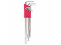 Bondhus 17199 Set 9 BriteGuard Plated Hex L-Wrenches 1.5-10mm - Extra Long | Durable Tools