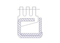 Dichtomatik 1727129OUAY-BX OIL SEAL