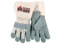 MCR 1730XL Big Jake Leather Palm 4.5 Gauntlet Duck Cuff Sewn w/KEVLAR