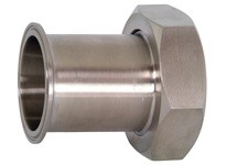Dixon 17MP-14-G250 Clamp x Plain Bevel Seat Adapter with Hex Nut | Industrial Supplies