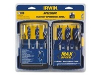 IRWIN 1801022 10 PC SPEEDBOR MAX SET W/CASE