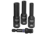 IRWIN 1859144 IMPACT DEEP WELL BOLT GRIP 4PC SET | YarinInd
