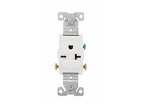 Cooper Eaton 1876W-BOX Receptacle Single 20A 250V 2P3W Swire White | Industrial Supplies
