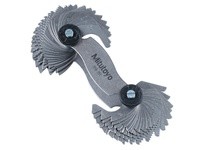 Mitutoyo 188-151 Metric Unified Screw Pitch Gauge 0.4 to 7 mm Measuring 51 Leaves Steel