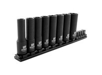 IRWIN 1882414 Impact Socket 8PC SAE 1/2 Drive Rail Set | Durable Tools