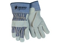 MCR 1900M Bulls Eye Side Leather Palm 2 3/4 Safety Cuff Sewn w/KEVLAR