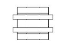 System Plast VG-S840M-10 Rectangular Rail, 1.57" W x 118" L | Stainless Steel