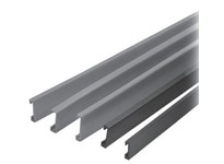 System Plast VG-P640M-G-20 Bar Cap Rail Cover, 1.67" Width x 0.47" Height x 20' Length, Green UHMW-PEBar Cap Rail Cover, 1.67" W