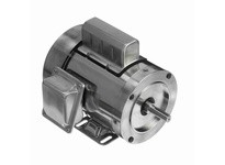 Leeson 191477.00 0.75 HP Washdown Motor, 1 Phase, 1800 RPM | YarinInd