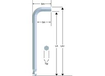 19309 Bright Extra Long Series Ball-Hex-L Key 9/64 | High-Quality Tools