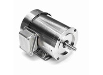 Leeson 194106.00 7.5HP 1800RPM.213TC.TEFC.575V.3PH.60HZ.CONT.40C.1.15S.F RIGID C FACE STAINLESS WASHDOWN.NOT
