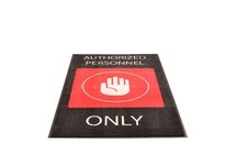 NoTrax 194SAB35BL 194 Authorized Personnel Only Vertical 3x5 Black | Industrial Safety Mat