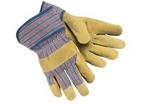 MCR 1950L Split Pigskin Leather Palm Gunn Patternf | Durable Work Gloves