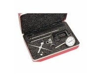 Starrett 196A6Z Back Plunger Dial Indicator, .200" Range, 0-100 Dial Face, .001" Grads, Antimagnetic, 3 Contacts, 4 Attachments,