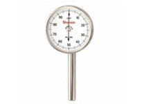 Starrett 196B1 Back Plunger Dial Indicator, .200" Range, 0-100 Dial Face, .001" Graduations, 3 Contact Points and AdaptorBack Pl