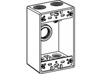 Orbit 1B75-5-W 1-G W/P BOX 5 3/4 HUBS 2 DEEP - WHITE