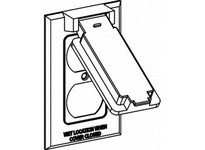 Orbit 1C-DV-BR 1-G W/P DEVICE COVER 1 DUPLEX VERT. - BR