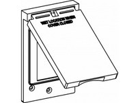 Orbit 1C-GV-BR 1-G W/P DEVICE COVER 1 GFI VERT. - BRNZ