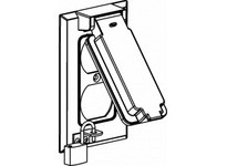 Orbit 1CP-DV 1-G PLASTIC W/P COVER 1 DUPLEX VERT. | YarinInd
