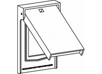 Orbit 1CP-GV 1-G PLASTIC W/P COVER 1 GFI VERT. | YarinInd