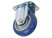 1G199 Debris-Resistant Standard Plate Caster Rigid Polyurethane | 3 in Wheel Dia 175 lb