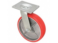 1NVN4 Standard Plate Caster Swivel Polyurethane 1200 lb | Durable Wheels