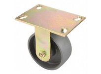 1NVU5 Standard Plate Caster Rigid Iron 1750 lb 8 in Wheel Dia