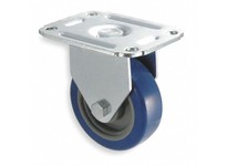 1UHP5 Standard Plate Caster Rigid Polyurethane 145 lb 5 in Wheel Dia