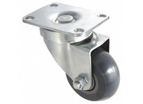 1UHZ7 Standard Plate Caster Swivel Polyurethane 350 lb | 4 in Wheel