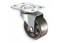 1UKW6 Standard Plate Caster Swivel Iron 125 lb 2 in Wheel Dia
