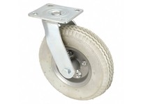 1ULH4 Plate Caster with Pneumatic Wheels Swivel 300 lb | Durable 9 in Wheel