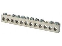 NSI 2-14(12311) ALUMINUM MULTIPLE CONNECTOR 2-14 AWG12 HOLES 10 CIRCUITS - NON UL