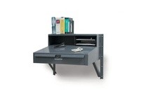 StrongHold 2.52-WM-280-1DB Wall Mounted Industrial Shop Desk 30x28x27