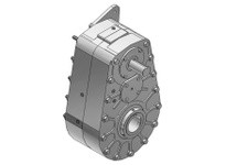 Hub City 20-2006627 29.32:1 Ratio, Cast Iron Parallel Shaft Drive, 2.437" Input Diameter, 4.438" Output Diameter, S Gear Type, S