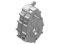 Hub City 20-2007900 19.87:1 Ratio, Cast Iron Parallel Shaft Drive, 0.75" Input Diameter, 1.500" Output Diameter, H Gear Type, Sh