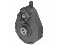 Hub City 20-2008450 3.10:1 Ratio, Cast Iron Parallel Shaft Drive, 1.000 DIA - 1/4 X 1/8 KW, 1.500" Output Diameter, Frame Size A