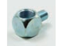 Lubesite 20-4 1/4in-28(M) x 1/8in NPT(F) 90 Degree Adapter | Regular Finish