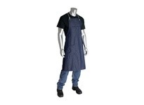 200-012 100% Cotton Blue Denim Bib Style Aprons Two Pockets | YarinInd