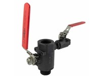 Mako 2006C-ISO-08N-02N 2006C-ISO Isolator Ball Valve 1" MxF X 1/4" Bleed - Isolator Valve - 1.5K PSI - 2 Pc Carbon Steel Body - 