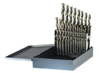 DRILLCO 200B21V 21PC BRIGHT SET 1/16-1/4 BY 64TH 9/32-1/2 BY 32NDS