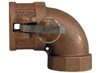 Dixon 200D-90BR Cam & Groove 90° Type D Coupler x Female NPT Elbow | YarinInd