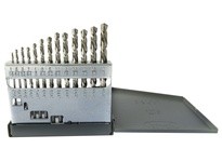 DRILLCO 200LH13 13PC Drill Set 1/16-1/4 by 64ths Left Hand Drills | High-Quality Tools