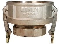 Dixon 2015-D-SS Cam & Groove Type D Jump Size Coupler x Female NPT | YarinInd