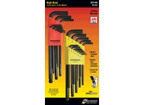 Bondhus 20199 Set 22 Ball End L-Wrenches IN/MM Double Pack - 10937 (.050-3/8") + 10999 (1.5-10mm)