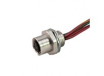 Remke 202S0080P Dual Key Micro-Link Receptacle Female 2 Pole 8ft | Stainless Steel Shell