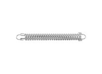Remke 203-02-002 Bus Drop Safety Spring 80 LB. Spring Zinc Plated Steel | YarinInd