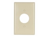 Cooper Eaton 2031V-BOX Wallplate 1G Single Receptacle Thermoset Mid Ivory | YarinInd